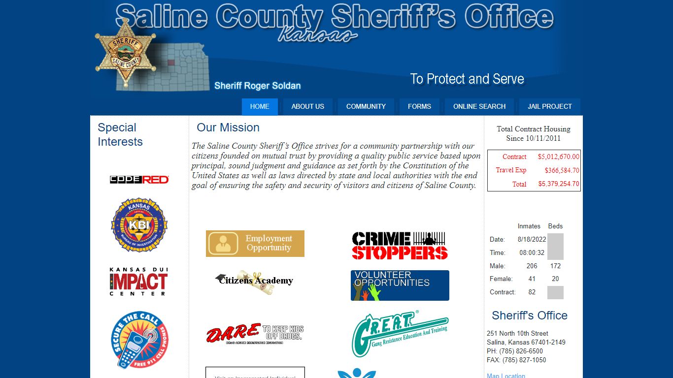 Saline County Sheriff > Home