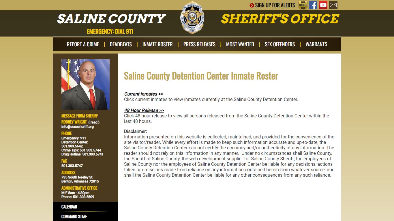 Roster Choose - Saline County Sheriff's Office